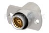 BMA Jack Slide-On Connector Solder Attachment 2 Hole Flange Mount for RG402, PE-SR402AL, PE-SR402FL, PE-SR402FLJ, PE-SR402TN