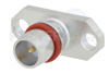 BMA Plug Slide-On Connector Solder Attachment 2 Hole Flange Mount Stub Terminal, .481 inch Hole Spacing, Rated to 18GHz