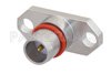 BMA Plug Slide-On Connector Solder Attachment 2 Hole Flange Mount Stub Terminal, .481 inch Hole Spacing, .010 inch Diameter