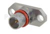 BMA Plug Slide-On Field Replaceable Connector 2 Hole Flange Mount .036 inch Pin, .481 inch Hole Spacing