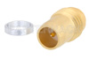 BMA Plug Slide-On Hermetically Sealed Thread-In Mount, Gold Plated