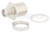 SMA Female Bulkhead Mount Connector Solder Attachment Solder Cup Terminal, .350 inch D Hole