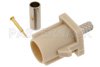 FAKRA Plug Connector Crimp/Solder Attachment for RG174, RG316, RG188, .100 inch, PE-B100, PE-C100, LMR-100, Beige Color