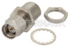 SMA Male Bulkhead Mount Connector Solder Attachment Solder Cup Terminal, .350 inch D Hole