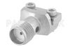 SMA Female Connector Clamp/Solder (Captive Contact) Attachment End Launch PCB, Microstrip/Coplanar Launch, 0.005 inch
