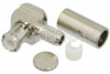 MCX Plug Right Angle Connector Crimp/Solder Attachment for RG174, RG316, RG188, LMR-100, PE-B100, PE-C100, 0.100 inch