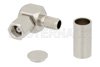 SMC Plug Right Angle Connector Crimp/Solder Attachment for RG58, RG303, RG141, PE-C195, PE-P195, LMR-195, 0.195 inch