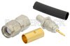 SMA Male Connector Solder/Solder (Captive Contact) Attachment For RG58, RG55, RG142, RG223, RG400