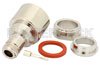 N Female Connector Clamp/Solder Attachment for RG17, RG218, RG219