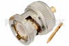 BNC Male Connector Solder Attachment for PE-SR405AL, PE-SR405FL, RG405