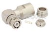 MHV Male Right Angle Connector Clamp/Solder Attachment For RG213, RG214, RG8, RG9, RG11, RG225, RG393