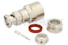 RP BNC Male Connector Clamp/Solder Attachment for RG213, RG214, RG8, RG9, RG225, RG393, RG215