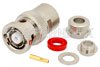 RP BNC Male Connector Clamp/Solder Attachment for RG58, RG55, RG141, RG142, RG223, RG400, RG303, PE-C195, PE-P195, LMR-195