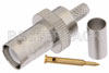 RP BNC Female Connector Crimp/Solder Attachment For RG55, RG141, RG142, RG223, RG400
