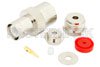 RP BNC Female Connector Clamp/Solder Attachment For RG174, RG316, RG188