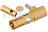 D-Sub Receptacle Right Angle Contact Solder Attachment For RG178, RG196
