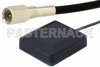GPS Active Patch Antenna Operates From 1.5704 GHz to 1.5804 GHz With a Typical 0 dB Gain FME Male Input Connector on 17 ft. of RG-174 Rated