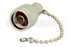 50 Ohm 0.5 Watts Nickel Plated Brass N Male RF Load With Chain Up To 1,000 MHz