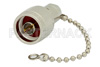 93 Ohm 0.5 Watts Nickel Plated Brass N Male RF Load With Chain Up To 1,000 MHz