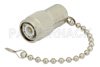 93 Ohm 0.5 Watts Nickel Plated Brass TNC Male RF Load With Chain Up To 1,000 MHz