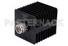 25 Watt RF Load Up to 18 GHz With N Male Input Square Body Black Anodized Aluminum Heatsink