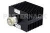 50 Watt RF Load Up to 7 GHz with 7/16 DIN Female Square Body Black Anodized Aluminum Heatsink