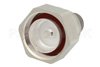 50 Ohm 0.5 Watts Tri-Metal Plated Brass 7/16 DIN Male RF Load Up To 1,000 MHz
