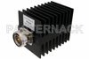 Medium Power 50 Watts RF Load Up To 4 GHz With 7/16 DIN Male Input Square Body Black Anodized Aluminum Heatsink