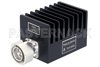 50 Watt RF Load Up to 3 GHz with 7/16 DIN Male Square Body Black Anodized Aluminum Heatsink