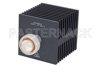 Medium Power 50 Watts RF Load Up To 8 GHz With 7/16 DIN Male Input Square Body Black Anodized Aluminum Heatsink