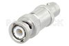 2 Watt Feed-Thru Load Up to 1,000 MHz with BNC Male to Female Tri-Metal Plated Brass