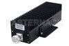 High Power 100 Watt RF Load Up to 2.7 GHz with 7/16 DIN Female Black Anodized Aluminum