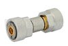 10 dB Fixed Attenuator, 7mm Sexless To 7mm Sexless Passivated Stainless Steel Body Rated To 2 Watts Up To 18 GHz