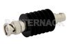 40 dB Fixed Attenuator, BNC Male to BNC Female Black Anodized Aluminum Heatsink Body Rated to 10 Watts Up to 2 GHz