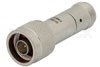 20 dB DC Bias Attenuator, N Male to N Female Passivated Stainless Steel Body Rated to 2 Watts from 500 MHz to 2 GHz