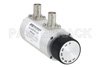 0 to 70 dB Rotary Step Attenuator, BNC Female to BNC Female With 10 dB Step Rated to 2 Watts Up to 2.2 GHz