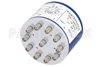 SP10T Electromechanical Relay Normally Open Switch, DC to 18 GHz, up to 240W, 28V, SMA