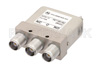 SPDT Electromechanical Relay Failsafe Switch, DC to 10 GHz, 50W, 28V, TNC