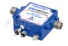 Absorptive SPST PIN Diode Switch Operating From 12 GHz to 18 GHz Up to 0.1 Watts (+20 dBm) and Field Replaceable SMA