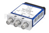SPDT 0.03 dB Low Insertion Loss Repeatability Electromechanical Relay Latching Switch, DC to 20 GHz, 1W, 24V Indicators, Self Cut Off, SMA