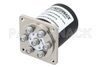 SP6T Electromechanical Relay Normally Open Switch, DC to 18 GHz, up to 90W, 12V, SMA