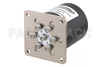 SP6T Electromechanical Relay Latching Switch, Terminated, DC to 18 GHz, up to 90W, 28V, SMA