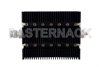 40 dB Fixed Attenuator, TNC Male To SMA Female Directional Black Anodized Aluminum Heatsink Body Rated To 100 Watts Up To 6 GHz