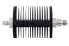 6 dB Fixed Attenuator, SMA Male to TNC Female Black Anodized Aluminum Heatsink Body Rated to 25 Watts Up to 18 GHz