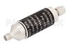 3 dB Fixed Attenuator, SMA Male To SMA Female Black Anodized Aluminum Heatsink Body Rated To 5 Watts Up To 3 GHz