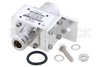 Type N M/F In/Out Bulkhead Coax RF Surge Protector, 125MHz - 1GHz, DC Block, 500W, None, 800uJ, 50kA, Blocking Cap and Gas Tube