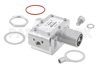 7/16 M/F In/Out Coax RF Surge Protector, 100MHz - 512MHz, DC Block, 750W, IP67, 20kA, Filter, Low PIM -155 dBc, Bracket Toward Body
