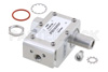 Type N M/F In/Out Coax RF Surge Protector, 100MHz - 512MHz, DC Block, 750W, IP67, 20kA, Filter, Bracket Toward Body