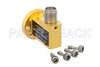 Zero Biased E Band Waveguide Detector, WR-12, Negative Video Out, 60 GHz to 90 GHz, UG-387/U Round Cover Flange