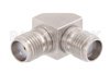 Precision SMA Female to SMA Female Miter Right Angle Adapter, 27 GHz